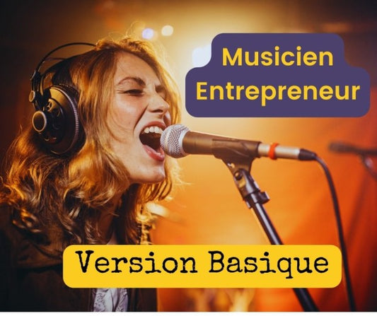 Musicien Entrepreneur : "Créer et développer son activité professionnelle" - Version basique